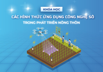 Các hình thức ứng dụng công nghệ số trong phát triển nông thôn